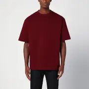 [GUCCI] Oversized Rosso Ancora T-shirt with logo L Red