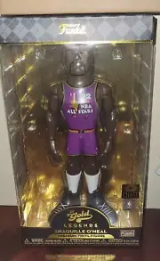 Funko Gold Legends Shaquille O'Neal 12 CHASE Purple All Star Jersey W/Shipper