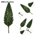 Model Tree Landscape 13CM 20Pcs Building Model Landscape Model Pine Trees
