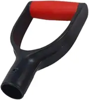 LeeQinersw Spade D Grip Handle Compatible with Digging Tools, Easy Installation, Red Black, as described