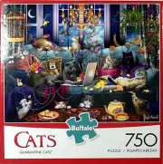 Quarantine Cats Brigid Ashwood Jigsaw Puzzle 750 pc 24" X 18" Buffalo Games