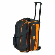 Brunswick Zone Black/Orange 2 Ball Roller Bowling Bag