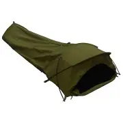 TAS XL Olive Green Bivvy with Complimentary Poles, 2 Pole Bivi Bag