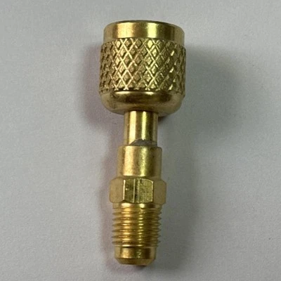 1/4 Sae-lh Female to 1/4 Male Brass Adaptor Replacement for R32 R454A/B/C