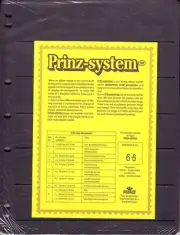 10 Prinz System 6 strip double sided Pages stock sheet