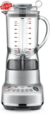 Breville BBL620SIL Fresh & Furious Blender Silver Powerful Smoothie Ice Crush