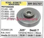 Pinion Echo Engine Chainsaw Cs 400 440 3600 3700 4100 .325 " Teeth 7 001707