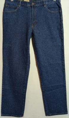 Men's Hard Yakka Work Jeans Straight Blue Size 40" Long Leg 36" NWT RRP $89.99