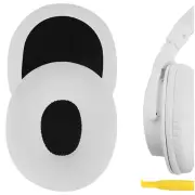 Geekria Protein Leather Ear Pads for Sony MDR-ZX750 Headphones (White)