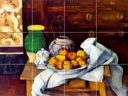 Cezanne Still Life Mural Ceramic Backsplash Tile #211