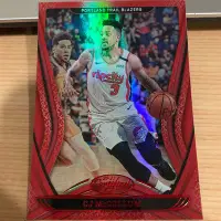 在飛比找Yahoo!奇摩拍賣優惠-CJ McCollum certified紅亮卡