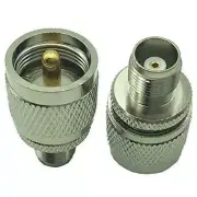 DONG RF Coax Coaxial Adapter TNC Female to Male Connector Adapter (2 Packs)