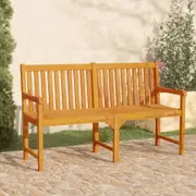 Garden Bench 150 cm Solid Acacia Wood vidaXL