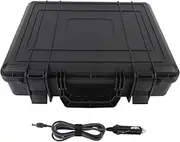 Mini Case, Water Proof Hard Case for Mini Dish Kit, Travel Carrying Case with 6.5FT Mini Power Cable Car Adapter, Precision Cut Foam, Mini