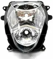 Szwaldaper Motorcycle Front Headlight Headlamp Assembly Housing Kit GSXR1000 GSXR GSX-R 1000 GSX-R1000 2003 2004 K3 K4 Headlight Bulb