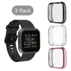 For Fitbit Versa 2 / 3 3-Pack Screen Portector Soft TPU Case Cover Bumper