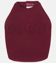 [Gucci] Gucci Gucci Script cotton-blend dog sweater