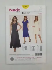 Burda Sewing Pattern 6894 Women's Dress Pattern Size US 10-20 EUR 36-46 NEW