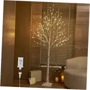 Lighted White Birch Tree 6FT, Twig Tree with Lights Plug in for Christmas