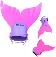 Fin Flippers Fish Tail Single Fin Paddle Fins Swimming Flippers Diving Water Sports