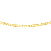 9ct Gold 60cm Solid Curb Chain
