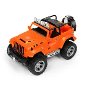 Remote Control Car with Spray, Lights and Sound, 2.4GHz Remote Control Truck for Boys and Girls, All Terrain Off Road RC Car Jeep, Orange