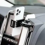 Offroam Phone Mount for Toyota Landcruiser 200 2016-2021, 4x4 Rated, CNC Machined Aluminium, One-Hand Operation