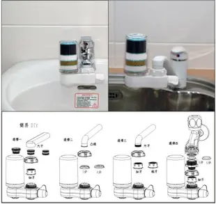 FORMOSA除氯水龍頭過軟水型濾水器除氯除重金屬+送D1更換濾心1組.淨水器.濾水器.濾心.貨號:7806【七星淨水】