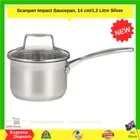Scanpan Impact Saucepan, 14 cm/1.2 Litre Silver