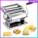 PASTA MAKER MANUAL MACHINE NOODLE HAND CRANK CUTTER WITH EN