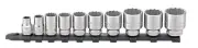 12917/10-45 Socket Spanner Set with Clip Bar
