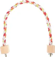 HANABASS Cotton Rope Woven Bird Perch for Parrots Climbing Rope Chewing Accessory Soft and Comfortable Perch for Bird Cages for Birds