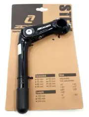 Zoom Quick Comfort Adjustable Quill Stem, 110mm, 25.4 Clamp, Adjustable 80-150d