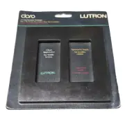 Lutron Claro CW-2-BR 2 Gang Decorator Screwless Wallplate Brown new
