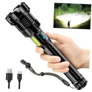 2024 Upgrade Flashlights High Lumens Rechargeable with COB Work Light, 990000