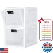 Lalifebuss Combination Lock Boxes for Personal Items, Lockable Storage Box fo