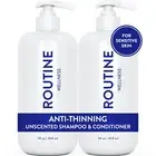 Anti-Thinning Shampoo & Conditioner Set, Biotin DHT Blocker Color Safe Unscented