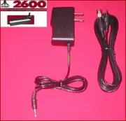 9V AC Adapter Power Supply + 12Ft RCA Video Cable + Coax TV RF for Atari 2600 Jr