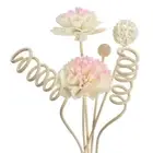 6Pcs Artificial Flower Rattan Reed Sticks Fragrance Aroma Diffuser Bathroom Home