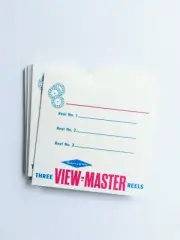 NEW 3 Reels Sleeves/Envelopes for Sawyer's VIEW-MASTER Packets Early 1960s 25 Pk