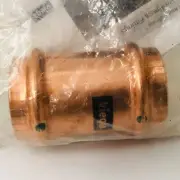 PROPRESS® VIEGA 78192 1½" X 1½" COPPER COUPLING NO STOP P1 X P2