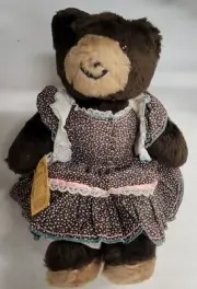 Gwen Teddy Bear Ruffles Stuffed Plush Animal Floral Dress