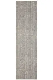 Madras Parker Dove Wool & Jute Runner Rug
