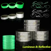 Luminous Reflective Film Glow In The Dark Sticky Tape Motorcycle Bicycle Safety