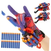 Spider Gloves Man Web Shooter Toy with Wrist, Spider Launcher Gloves Cosplay