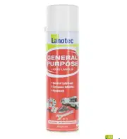 Lanotec GENERAL PURPOSE LIQUID LANOLIN 400g Aerosol Can, Penetrant/Lubricant