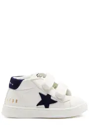 Golden Goose Kids June Leather Sneakers - White - 24 (IT24/ UK7 Baby) 24 (IT24/ UK7 BABY)