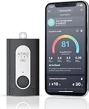 Atmotube Pro Portable Air Quality Monitor [PM1, PM2.5, PM10, VOCs, Temperature, Humidity and Barometric Pressure Sensor]