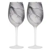 2pc Tempa Skylar Storm Red/White Wine Drinking Glass Drinkware/Barware Set