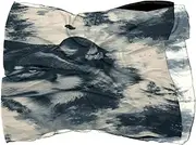 [Diusye] Silk Scarves Wolf Prints Long Chiffon Scarf Wrap Shawl for Women
